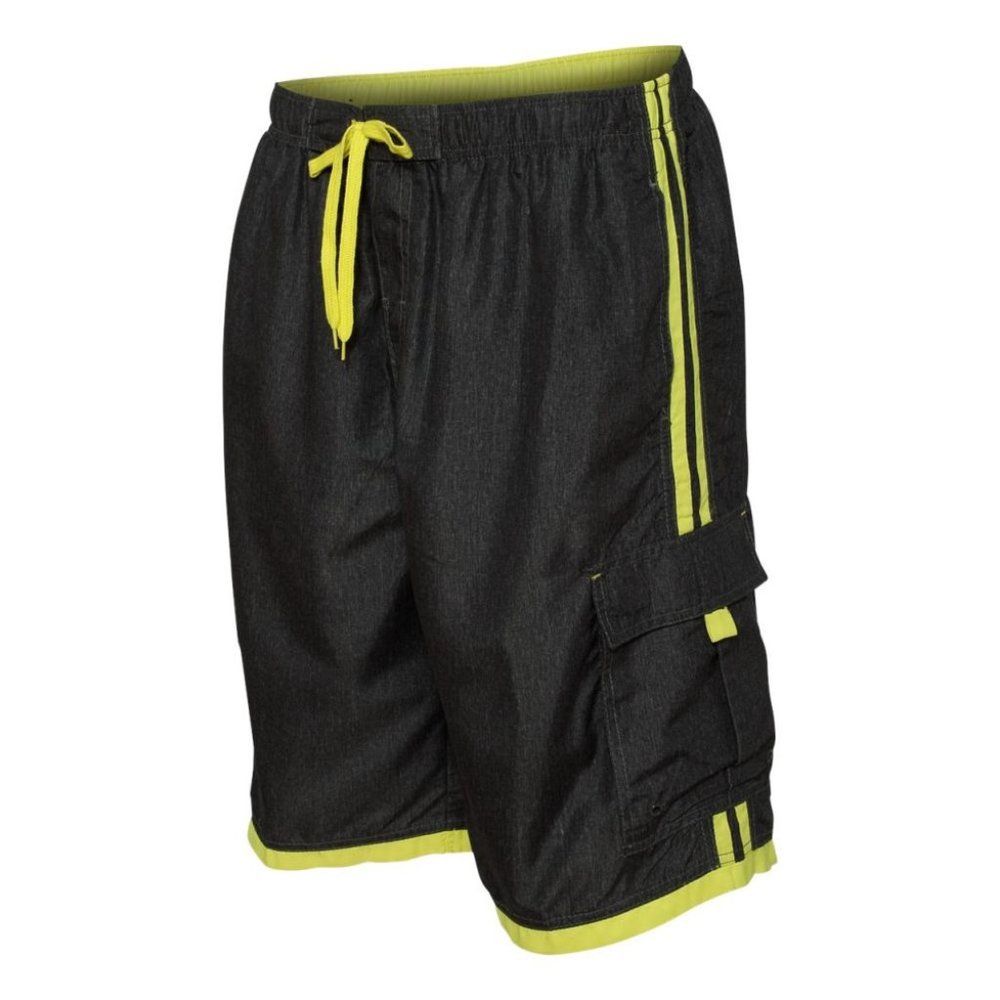 Burnside Striped Swim Trunks 9401